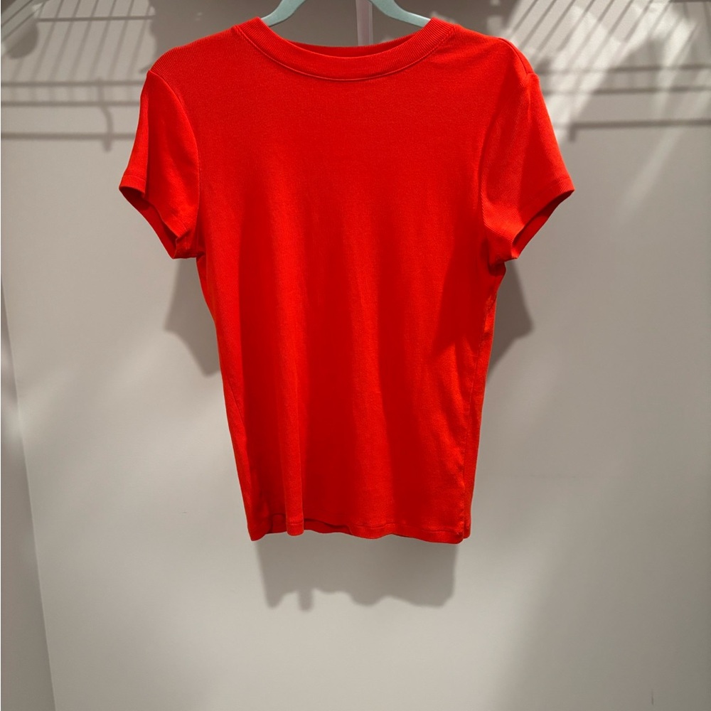 a new day Vibrant Red Short Sleeve Tee